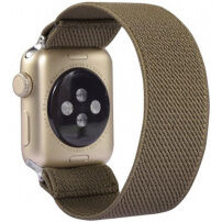 Pasek nylonowy dla Apple Watch Ultra 49mm / 46mm / 45mm / 44mm / 42mm - brązowe