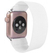 Pasek nylonowy dla Apple Watch Ultra 49mm / 46mm / 45mm / 44mm / 42mm - biały