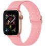 Nylonowy pasek z przesuwaną klamrą dla Apple Watch 42mm / 41mm / 40mm / 38mm - różowy