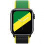 Nylonowy pasek z zapięciem na rzep do Apple Watch Ultra 49mm / 46mm / 45mm / 44mm / 42mm - Jamajka