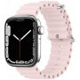 Silikonowy pasek oceaniczny dla Apple Watch 42mm / 41mm / 40mm / 38mm - jasnoróżowe