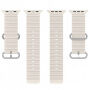 Silikonowy pasek oceaniczny dla Apple Watch Ultra 49mm / 46mm / 45mm / 44mm / 42mm - beżowe