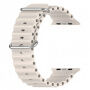 Silikonowy pasek oceaniczny dla Apple Watch Ultra 49mm / 46mm / 45mm / 44mm / 42mm - beżowe