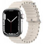 Silikonowy pasek oceaniczny dla Apple Watch Ultra 49mm / 46mm / 45mm / 44mm / 42mm - beżowe