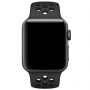 Silikonowy pasek do Apple Watch 42mm / 41mm / 40mm / 38mm - czarno-szary