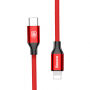 BASEUS kabel lightning / USB-C do iPhone - 2 m - czerwony