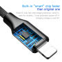 BASEUS kabel lightning / USB-C do iPhone - 2 m - czarny