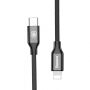 BASEUS kabel lightning / USB-C do iPhone - 2 m - czarny