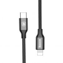 BASEUS kabel lightning / USB-C do iPhone - 2 m - czarny