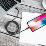 BASEUS kabel lightning / USB-C do iPhone - 2 m - czarny
