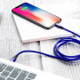 BASEUS kabel lightning / USB-C do iPhone - 2 m - niebieski
