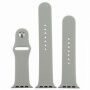 Silikonowy pasek z krótszą i dłuższą sprzączką do Apple Watch Ultra 49mm / 46mm / 45mm / 44mm / 42mm - szary
