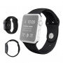 Silikonowy pasek z krótszą i dłuższą sprzączką do Apple Watch Ultra 49mm / 46mm / 45mm / 44mm / 42mm - jasnoniebieskie