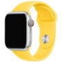 Silikonowy pasek z krótszą i dłuższą sprzączką do Apple Watch Ultra 49mm / 46mm / 45mm / 44mm / 42mm - żółty