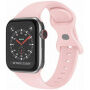 Silikonowy pasek z klamrą motylkową dla Apple Watch Ultra 49mm / 46mm / 45mm / 44mm / 42mm - różowy