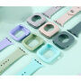 Silikonowy pasek z silikonowym etui do Apple Watch 41mm / 40mm - zielony