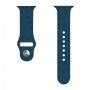 Silikonowy pasek z koralikowym wzorem dla Apple Watch Ultra 49mm / 46mm / 45mm / 44mm / 42mm - ciemnoniebieski