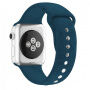 Silikonowy pasek z koralikowym wzorem dla Apple Watch Ultra 49mm / 46mm / 45mm / 44mm / 42mm - ciemnoniebieski
