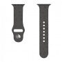Silikonowy pasek z koralikowym wzorem dla Apple Watch Ultra 49mm / 46mm / 45mm / 44mm / 42mm - szaro-brązowy