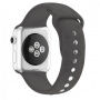 Silikonowy pasek z koralikowym wzorem dla Apple Watch Ultra 49mm / 46mm / 45mm / 44mm / 42mm - szaro-brązowy