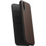 Nomad Folio Leather case pokrowiec do Apple iPhone XR - brązowy