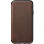 Nomad Folio Leather case pokrowiec do Apple iPhone XR - brązowy