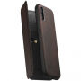Nomad Folio Leather Tri-Fold pokrowiec do Apple iPhone XR - brązowy