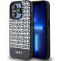 Etui DKNY Repeat Pattern Bottom Stripe z MagSafe do iPhone’a 13 Pro Max - czarny