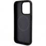 Etui DKNY Repeat Pattern Bottom Stripe z MagSafe do iPhone’a 13 Pro Max - czarny