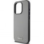 Etui DKNY Silver Metal Logo z MagSafe do iPhone’a 15 Pro - szary