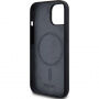 Etui silikonowe DKNY Arch Logo z MagSafe do iPhone’a 14 - czarny
