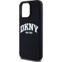 Etui silikonowe DKNY Arch Logo z MagSafe do iPhone’a 14 Pro Max - czarny