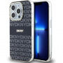 Etui DKNY Repeat Pattern Tonal Stripe z MagSafe do iPhone’a 15 Pro - czarny