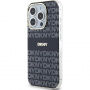 Etui DKNY Repeat Pattern Tonal Stripe z MagSafe do iPhone’a 15 Pro - czarny