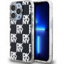 Etui DKNY Checkered Pattern do iPhone’a 15 Pro - czarny