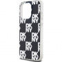 Etui DKNY Checkered Pattern do iPhone’a 15 Pro - czarny