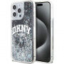 Etui DKNY Liquid Glitter Arch Logo do iPhone’a 14 Pro Max - czarny
