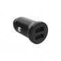 Ładowarka samochodowa FIXED 15 W 2x USB z kablem USB-A/Lightning - 1 m - MFi dla iPhone / iPada - czarny