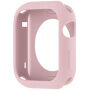 Silikonowy pasek z silikonowym etui do Apple Watch 41mm / 40mm - jasnoróżowy
