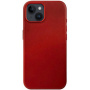 Skórzane etui FIXED MagLeather z MagSafe do iPhone’a 13 - czerwony