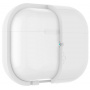 Etui silikonowe Spigen Silicone Fit z pętelką na słuchawki AirPods Pro 2 (2022) - biały