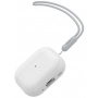 Etui silikonowe Spigen Silicone Fit z pętelką na słuchawki AirPods Pro 2 (2022) - biały
