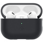 Etui silikonowe Spigen Silicone Fit z pętelką na słuchawki AirPods Pro 2 (2022) - czarna limonka