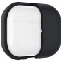 Etui silikonowe Spigen Silicone Fit z pętelką na słuchawki AirPods Pro 2 (2022) - czarna limonka