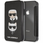 Karl Lagerfeld Karl and Choupette Book pokrowiec do iPhone XR - czarny