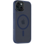 Etui przezroczyste Tactical Hyperstealth z MagSafe do iPhone’a 15 - ciemnoniebieski