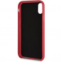 Guess PU Leather Case Triangle etui do iPhone XR - czerwone