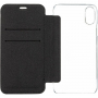 Karl Lagerfeld Ikonik Book pokrowiec do iPhone X / XS - czarny
