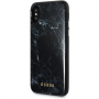 Guess Marble TPU pokrowiec do iPhone X / XS - czarne