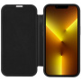 Etui silikonowe z klapką Tactical Safety Smoothie do iPhone’a 13 Pro - czarne